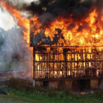 Barn on Fire