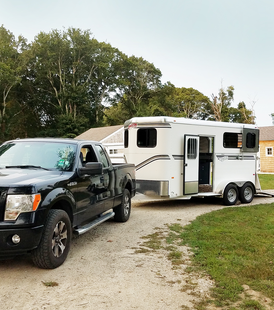 Ford F150 and attached trailer