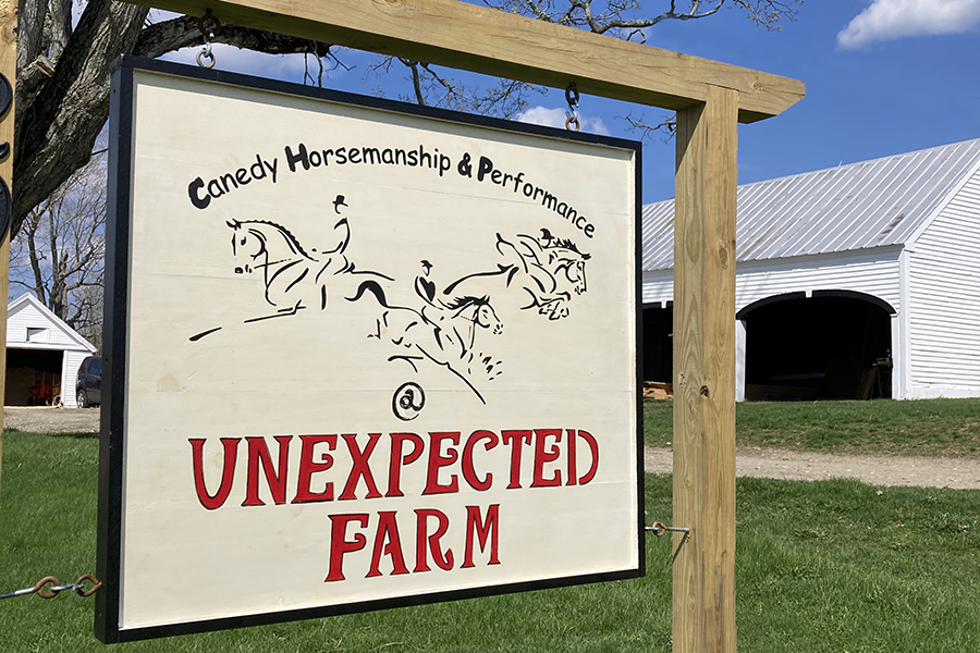 Unexpected Farm Sign