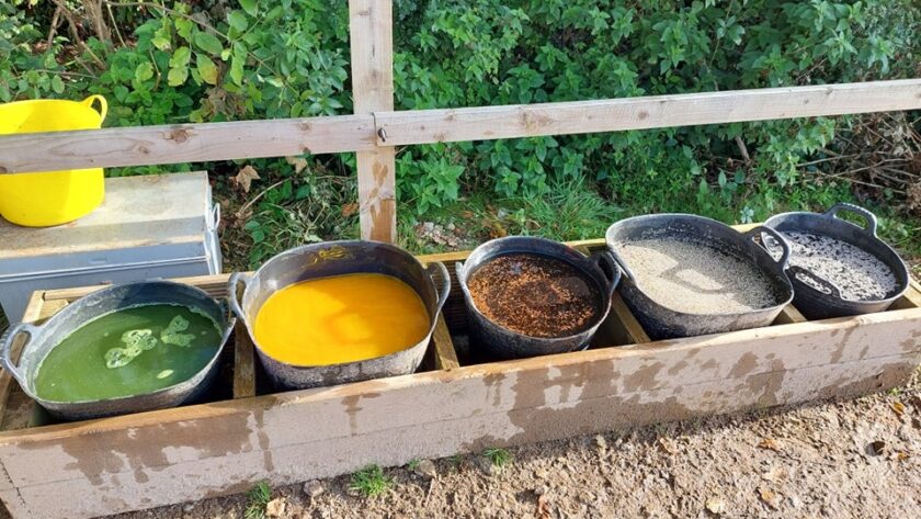 Herbal water buckets